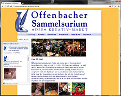 Screenshot www.offenbacher-sammelsurium.de